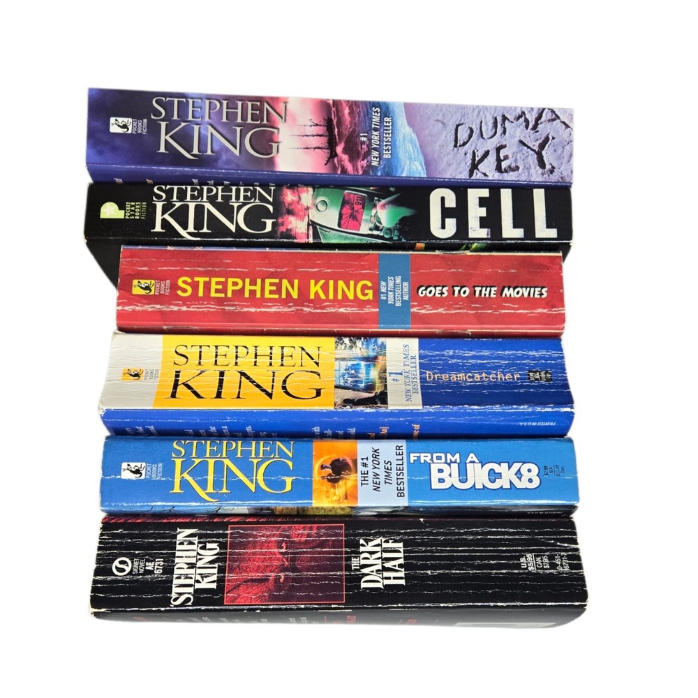 Stephen King Paperback Book Lot Bundle Horror Thriller 6 Books
